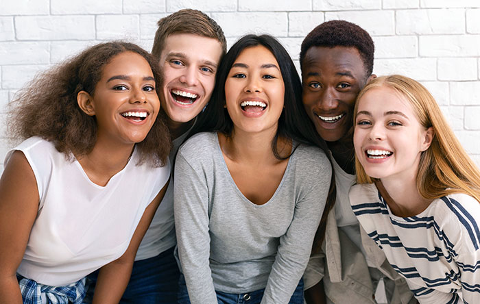 Group of teens at Taylor Orthodontics in Tustin and Ladera Ranch, CA